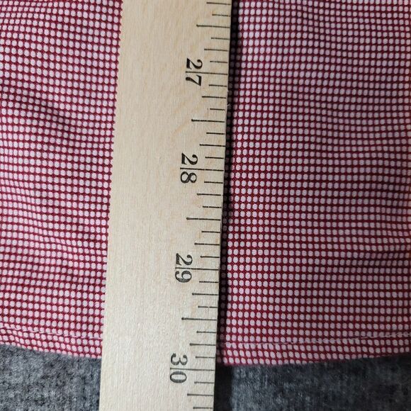 Hugo Boss Slim Fit Men's Size XL Button Down Cotton Shirt Red & White Dot Print - Picture 10 of 10